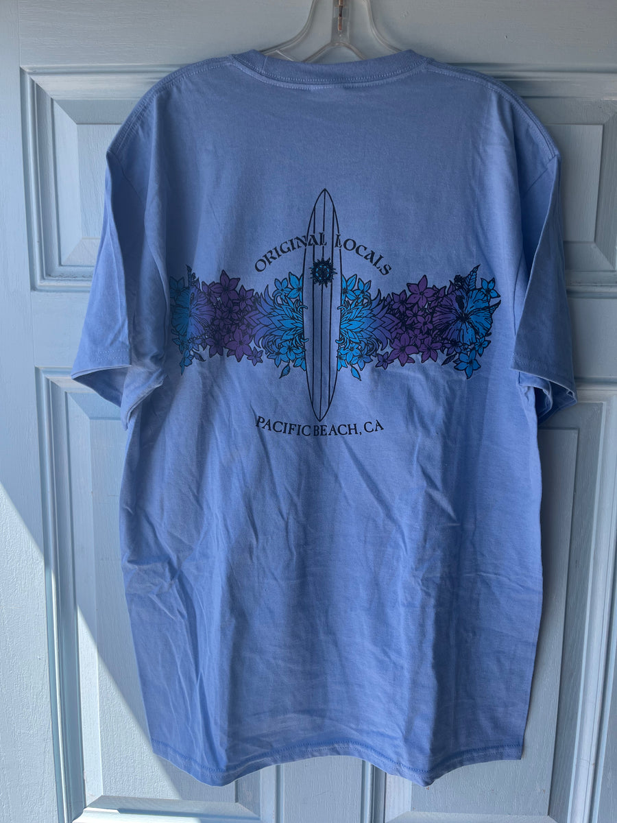 PBSS Floral Board/Original Logo S/S Pacific Beach Surf Shop