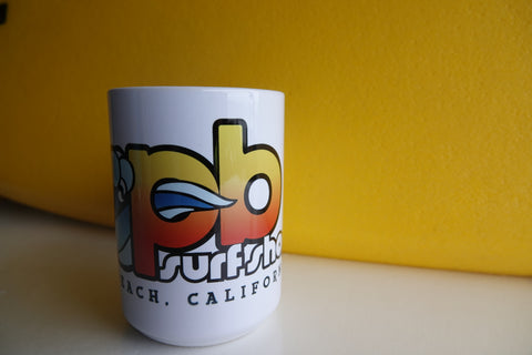 PB Surf Shop Ceramic Mug