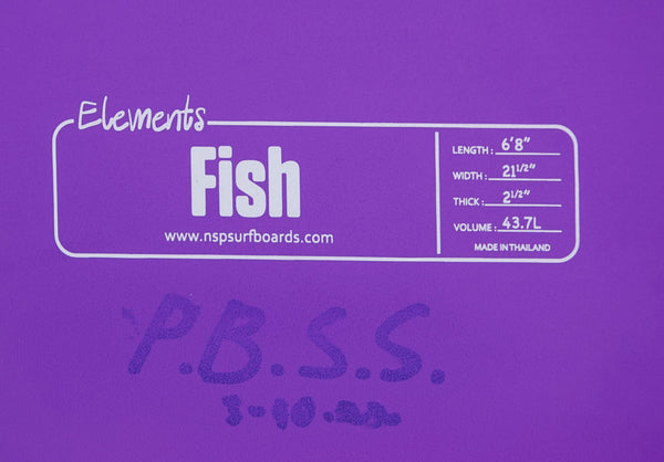 NSP Elements Fish 6'8"