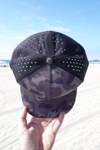 PBSS Black Camo Mesh Trucker Hat