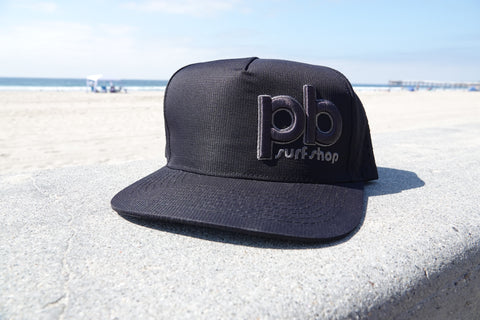 PBSS Black Mesh Trucker Hat